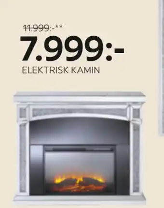 XXXLutz ELEKTRISK KAMIN erbjuda