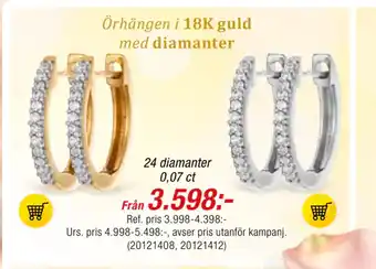Guldfynd Örhängen erbjuda