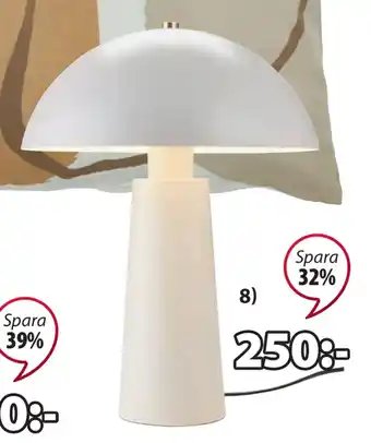 JYSK MARKUS BORDSLAMPA erbjuda