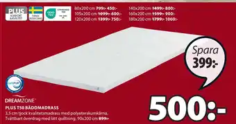 JYSK PLUS T50 BÄDDMADRASS erbjuda