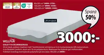 JYSK GOLD F110 SKUMMADRASS erbjuda
