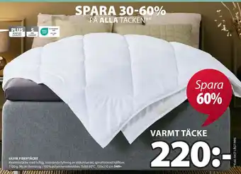 JYSK ULVIK FIBERTÄCKE erbjuda