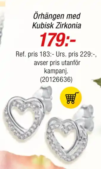 Guldfynd Örhängen med Kubisk Zirkonia erbjuda