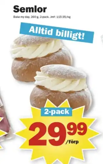 Pekås Semlor erbjuda