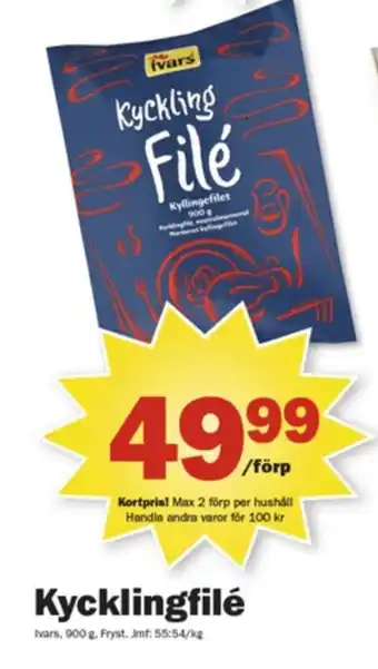 Pekås Kycklingfilé erbjuda