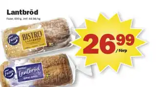 Pekås Lantbröd erbjuda