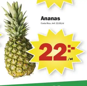 Pekås Ananas erbjuda