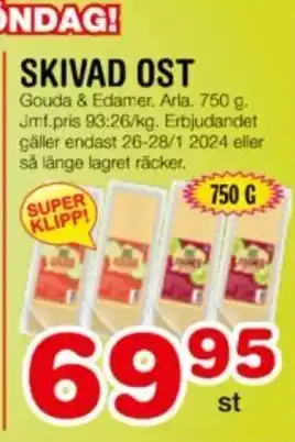 Nya Pulsen SKIVAD OST erbjuda