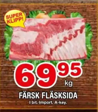 Nya Pulsen FÄRSK FLÄSKSIDA erbjuda