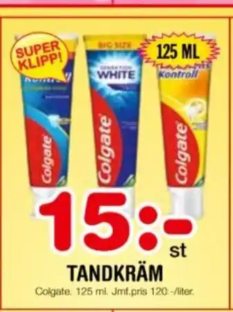 Nya Pulsen TANDKRÄM erbjuda