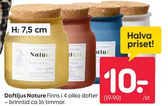 Rusta Doftljus Nature erbjuda