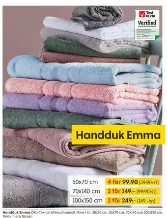 Rusta Handduk Emma erbjuda