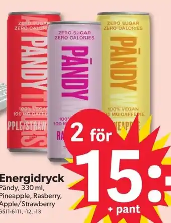 DollarStore Energidryck erbjuda