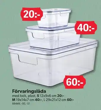 DollarStore Förvaringslåda erbjuda