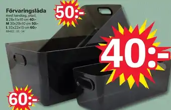 DollarStore Förvaringslåda erbjuda