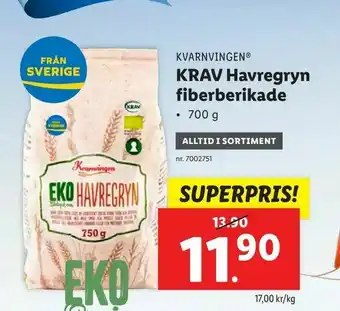 KRAV Havregryn fiberberikade