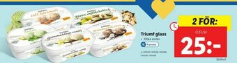 Lidl Triumf glass erbjuda