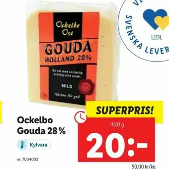 Lidl Ockelbo Gouda 28% erbjuda