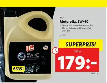 Motorolja, 5W-40