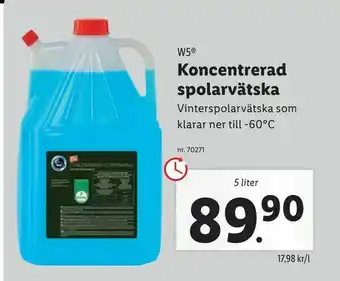 Koncentrerad spolarvätska