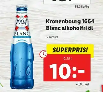 Kronenbourg 1664. Blanc alkoholfri öl