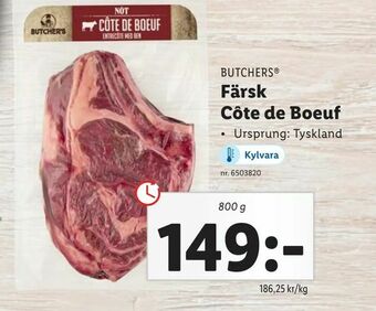 Lidl Färsk Côte de Boeuf erbjuda
