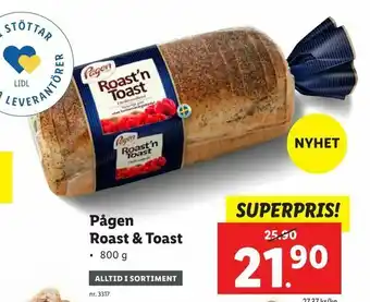 Lidl Pågen Roast & Toast erbjuda
