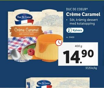 Lidl Crème Caramel erbjuda