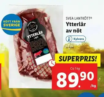 Lidl Ytterlår av nöt erbjuda