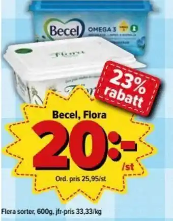 Becel, Flora 600g