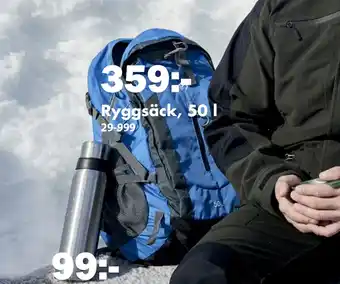 Biltema Ryggsäck, 50 l erbjuda