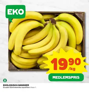 Coop EKOLOGISKA BANANER erbjuda