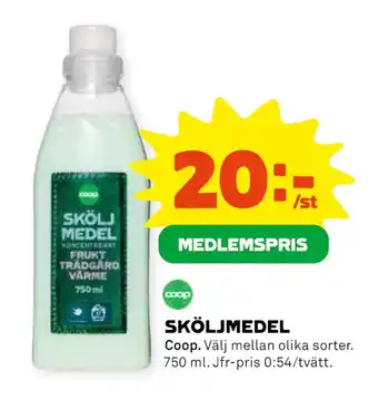 Coop SKÖLJMEDEL erbjuda