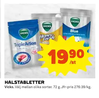 Coop Konsum HALSTABLETTER erbjuda