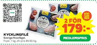 Stora Coop KYCKLINGFILÉ erbjuda