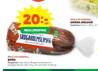 Stora Coop BRÖD erbjuda