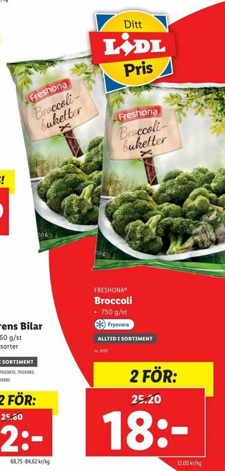 Lidl Broccoli erbjuda