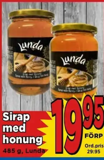 Supergrossen Sirap med honung erbjuda