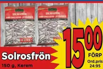 Supergrossen Solrosfrön erbjuda
