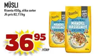 Supergrossen MÜSLI erbjuda
