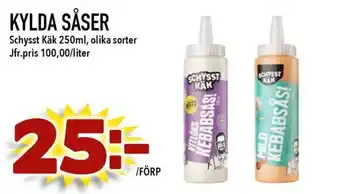 Supergrossen KYLDA SÅSER erbjuda
