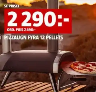 Bauhaus PIZZAUGN FYRA 12 PELLETS erbjuda