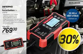 thansen Batteriladdare erbjuda