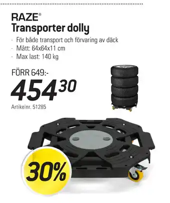 Transporter dolly