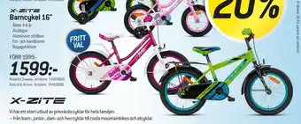 thansen Barncykel 16 erbjuda