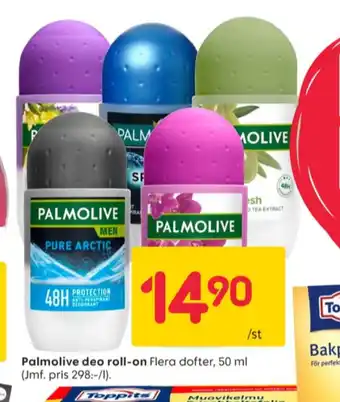 Rusta Palmolive deodorant roll-on erbjuda