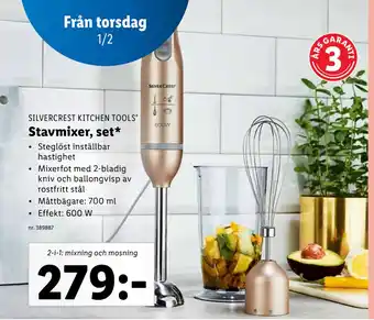 Lidl Stavmixer, set erbjuda