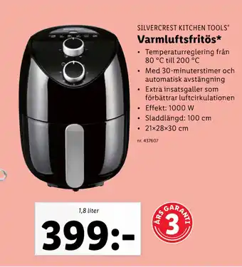 Lidl Varmluftsfritös erbjuda