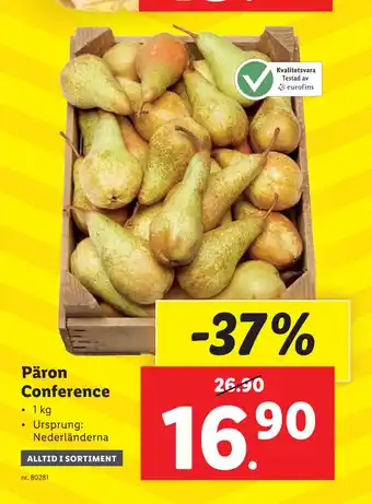 Lidl Päron Conference erbjuda