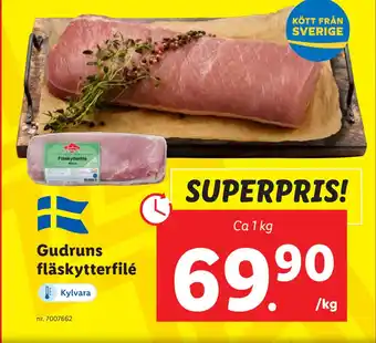 Lidl Gudruns fläskytterfilé erbjuda